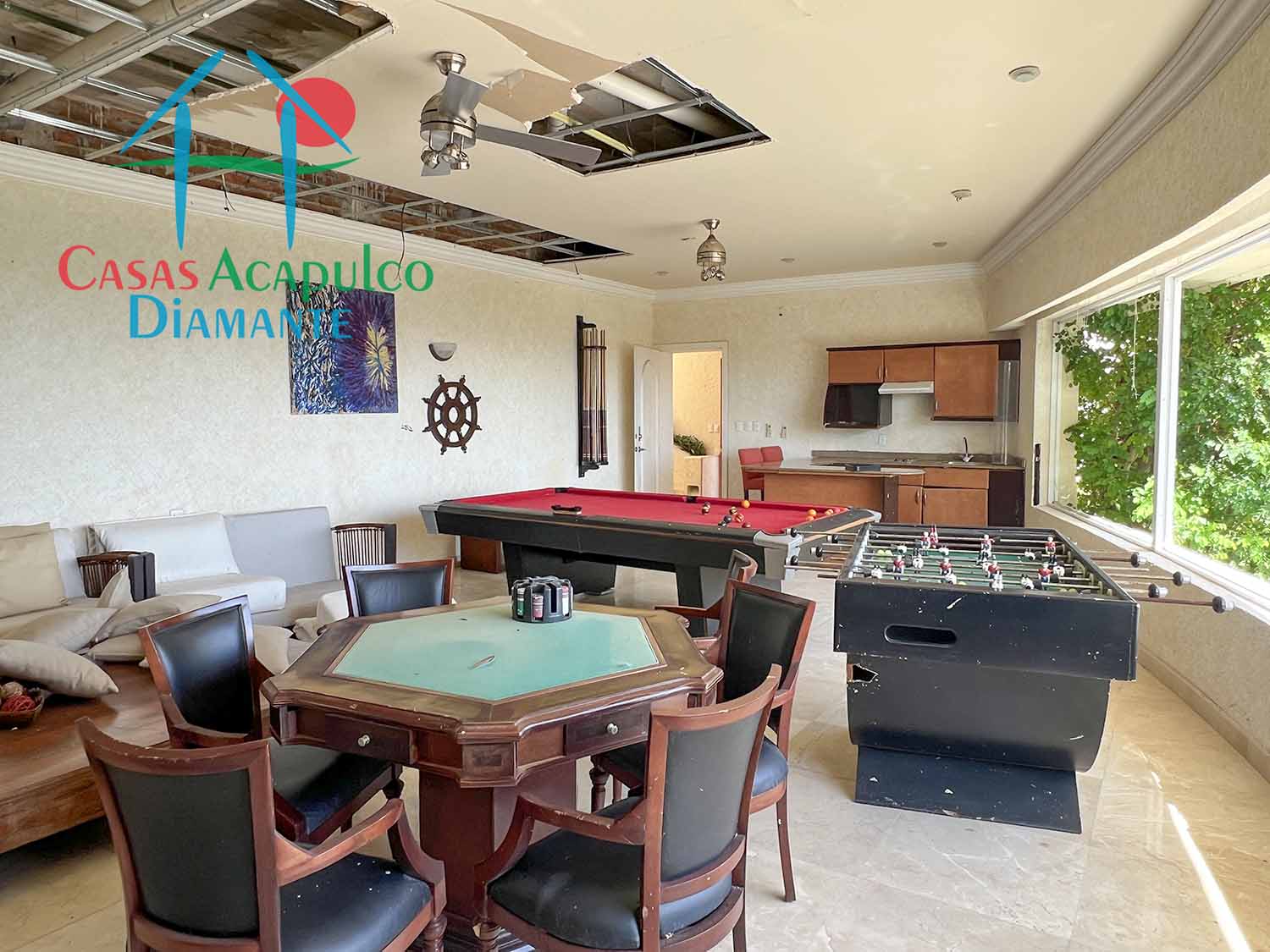 Casa Capadijos - Salón de juegos después de Otis 3